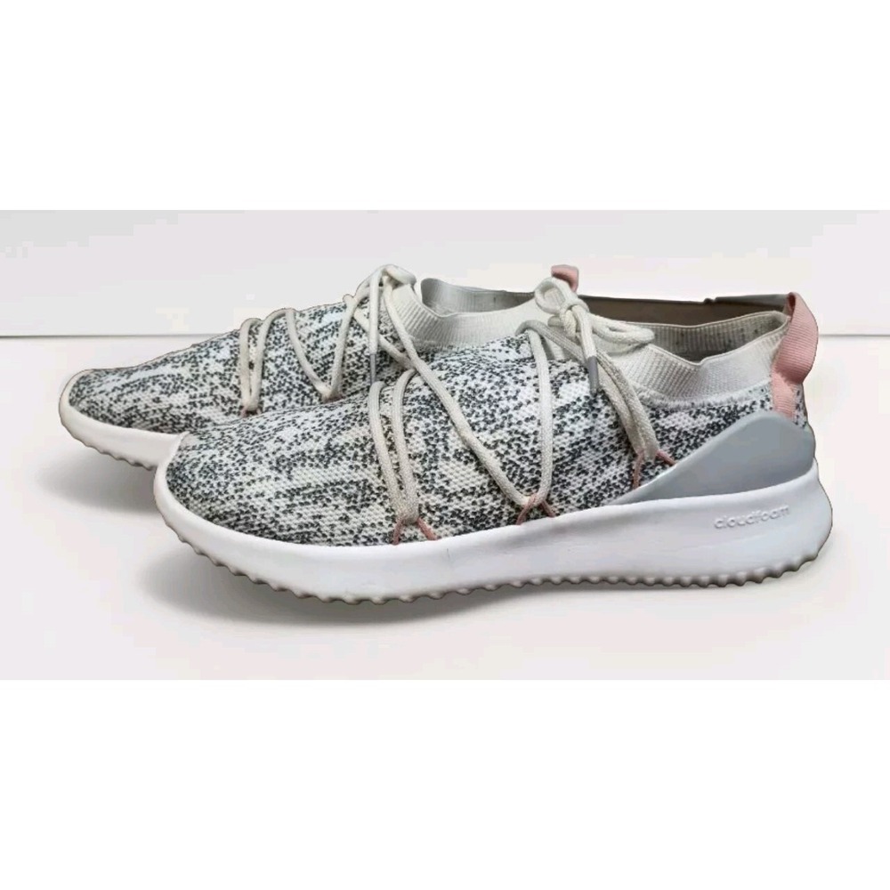 Adidas Ultimamotion F34533 White Peach Running Shoes Sneakers 9.5 Women 28